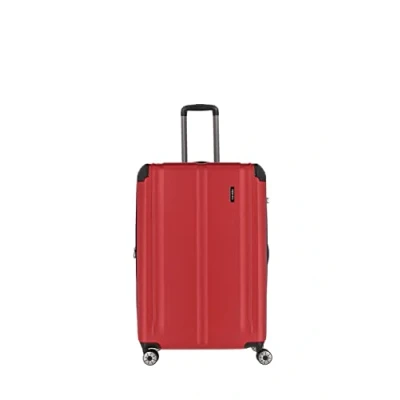 Afbeelding van Travelite City 4 Wiel Trolley L Expandable red Harde Koffer