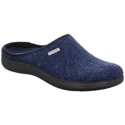 Afbeelding van Rohde Dames Pantoffel Muil 6545 56 Blauw Maat 38