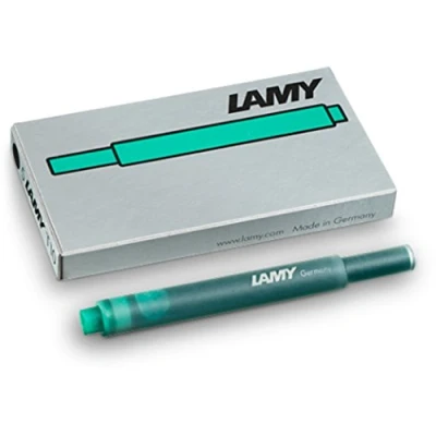 Afbeelding van Lamy T10 inktpatronen, groen, 5 stuks