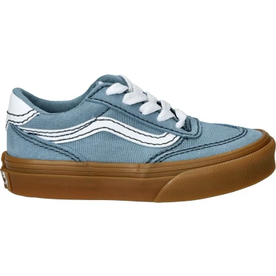 Afbeelding van Vans Brooklyn LS Outdoor GUM Citadel Sneakers laag voor kinderen, Maat: 38, Blauw Leer en textiel