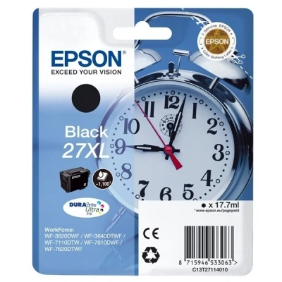 Image de Epson 27XL noir originale cartouche d&#039;encre