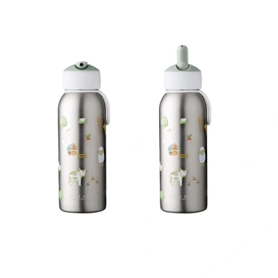 Afbeelding van Little Dutch Drinkfles Isoleerfles Flip 350 ml Farm
