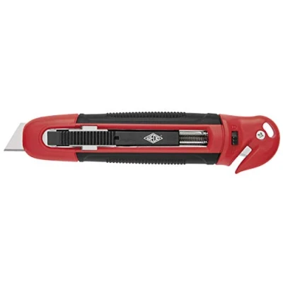 Afbeelding van WEDO Safety Cutter Standaard, trapeziumvormig blad, zwart/rood