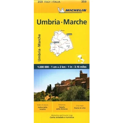 Afbeelding van Marche &amp; Umbria Michelin Local Map 359