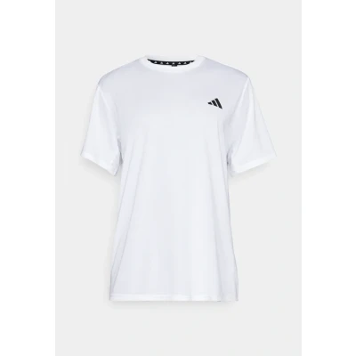 Afbeelding van adidas Performance Train Essentials Training Tshirt basic, Heren, Maat: Small, White/black