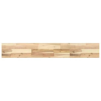 Afbeelding van vidaXL Wandschap zwevend 120x20x4 cm onbehandeld massief acaciahout