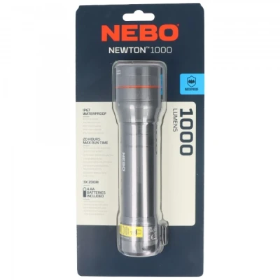 Afbeelding van Nebo Newton 1000 Zaklamp Grijs Zaklampen