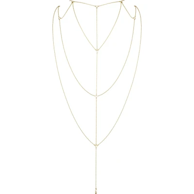 Afbeelding van Bijoux Indiscrets Magnifique Rug &amp; Decollete Ketting Goud