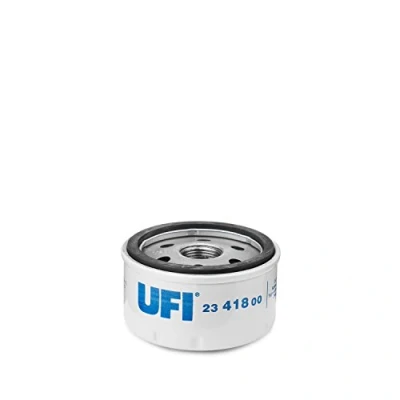 Afbeelding van UFI 23.418.00 Oliefilter M 20 X 1,5 Met een terugloopbeveiligingskleppen Opschroeffilter RENAULT: LAGUNA 2, MEGANE Kangoo II Express