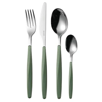 Afbeelding van Guzzini My Fusion, bestekset van 24 olijfgroen, 16,8 x 7,5 25,5 cm 110700175
