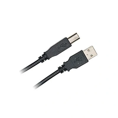Afbeelding van D2 Diffusion USB kabel type B (M) naar 2.0 1.8 m zwart