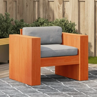 Afbeelding van Tuinbank 79x60x62 cm massief grenenhout wasbruin