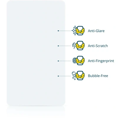 Afbeelding van BROTECT Screenprotector voor TomTom GO 400 Folie Beschermfolie matte (2 Stuks)