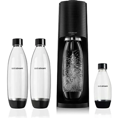 Afbeelding van Sodastream Soda maker Terra Voordeelpak Zwart