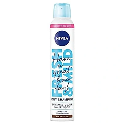 Afbeelding van Nivea_fresh Revive Suchy Szampon Do W?osi?1/2w O Ciemnych Odcieniach 200ml