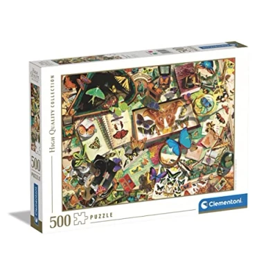 Afbeelding van Clementoni Mariposas Coleccion 500 stuks Does Not Apply Collection The Butterfly Collector stukjes, Made in Italy, puzzel volwassenen, 35125, meerkleurig, medium