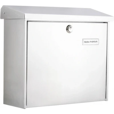 Afbeelding van Burg Wächter 4120 COMFORT 913 W Brievenbus Plaatstaal Wit Sleutelslot