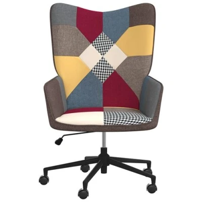 Afbeelding van vidaXL Relaxstoel patchwork stof