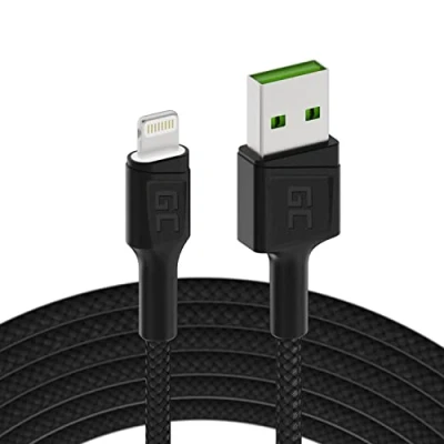 Afbeelding van GC Ray LED nylon snellaadkabel voor Apple iPhone 12 11 SE Pro/Max X XR XS Max 8 7 Plus 6 6S 5 5C 5S iPad Air/Pro/Mini iPod Touch