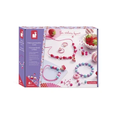 Image de Jeu créatif Janod 5 Bijoux gourmandises à créer