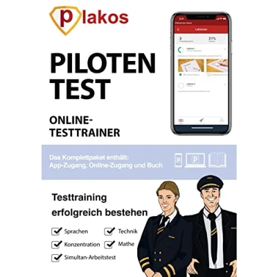 Afbeelding van Pilotentest Testtraining Buch