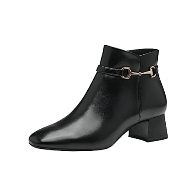 Afbeelding van Tamaris Dames 1 25341 41 Enkellaarzen voor dames, zwart.