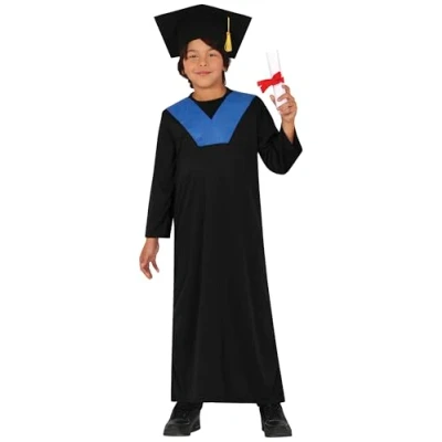 Afbeelding van Fiestas Guirca Verkleedpak Student Zwart Maat 110 116