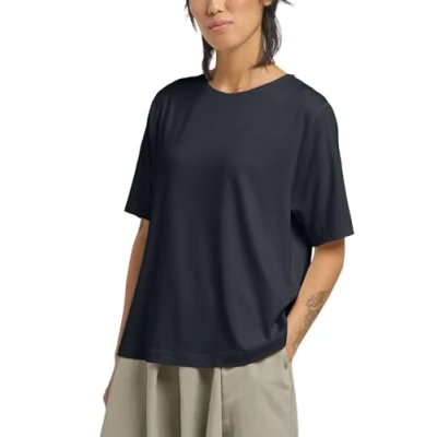 Afbeelding van Jack Wolfskin Dames T shirt Travel W Dark Navy Heather 2XL