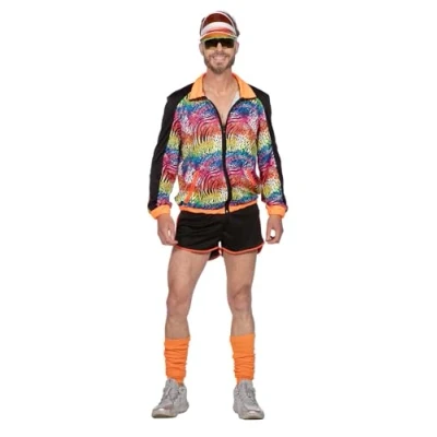 Afbeelding van Wilbers &amp; Aso Biker New Kids Kostuum Wilde Sportieve Feestbeest Philip Man Zwart, Multicolor XL Carnavalskleding Verkleedkleding