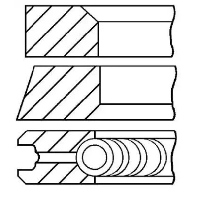 Afbeelding van Goetze Engine Zuigerveren 08 123400 00