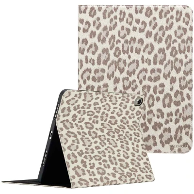 Afbeelding van Selencia Sabi Bookcase voor de Apple iPad Air 11 inch (2025) M3 / (2024) M2 5 (2022) 4 (2020) Soft Ivory