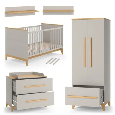 Afbeelding van Vitalispa Kinderkamer set Malia, Kasjmier eik, 5 delen
