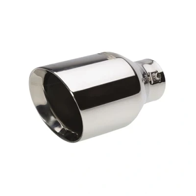Image de Simoni Racing Embout d&#039;Échappement Rond/Oblique Inox Ø114xL210mm Montage &gt;60mm