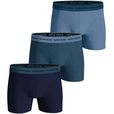 Afbeelding van Björn Borg Cotton Stretch boxers heren normale lengte (3 pack) multicolor Maat: M