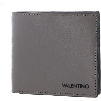 Afbeelding van VALENTINO Leren Portemonnee Chico Wallet Fango Grijs