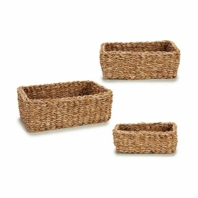 Afbeelding van Mandenset Bruin (6 Stuks)