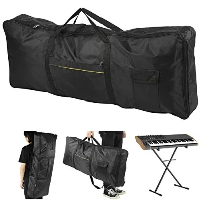 Afbeelding van Elektronische Piano Case, 61 Toetsen Toetsenbordhoes Toetsenbordtas Oxford Stof Hoes voor Elektrische Toetsenbord Tas Waterdicht en Stofdicht