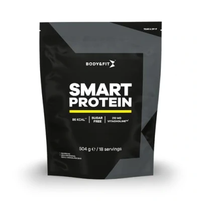 Afbeelding van Body &amp; Fit Smart Protein Banaan Eiwitpoeder / Eiwitshake 18 shakes (500 gram)