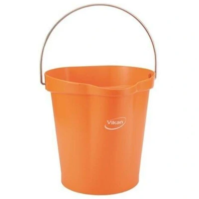 Image de VIKAN 56867 seau, 12 litres, orange 5686/7