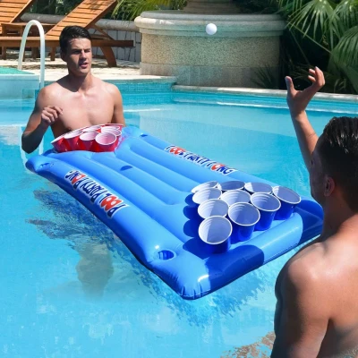 Afbeelding van MikaMax Bier Pong Luchtbed Beer Red Cups Drankspelletje Opblaasbaar