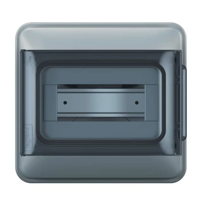 Afbeelding van Legrand, Plexo S 601888 verdeler voor vochtige ruimtes IP65 IK07 1 rij 8 modules afmetingen (H x B D) 200 213 106 mm met neutraal geleidingsklemmenblok en beschermgeleider