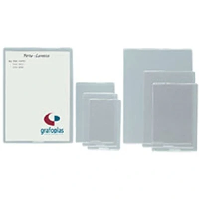 Afbeelding van Identiteitskaarthoesje Grafoplas Transparant PVC (25 Stuks)