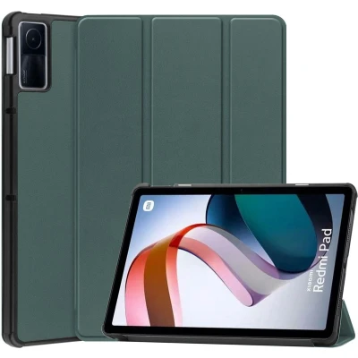 Afbeelding van iMoshion Tablet Hoes Geschikt voor Xiaomi Redmi Pad Trifold Bookcase Donkergroen