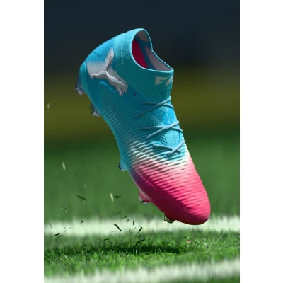 Afbeelding van PUMA FUTURE 8 ULTIMATE RE CHARGE FG Football Boots Unisex, Blauw/Roze/Wit, Maat 48