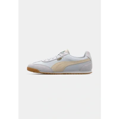 Afbeelding van Puma Arizona Unisex Sneakers laag, Maat: 39, Silver mist/gold Leer en textiel