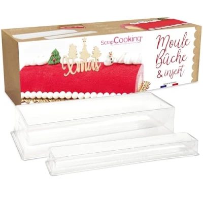 Image de Moule bûche Scrapcooking et insert réutilisable