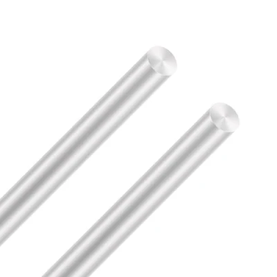 Afbeelding van LAVMHAB 6063 2 stuks ronde aluminium staafjes 12 mm x 300 voor doe het zelf modellen