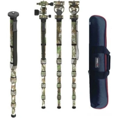 Afbeelding van KingJoy Monopod MP 329M Carbon + Statiefkop VT 20M
