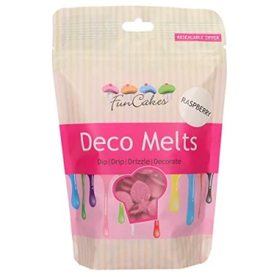 Afbeelding van FunCakes Decoratieve pistolen decoratie melts glazuur smaak framboos FC43115
