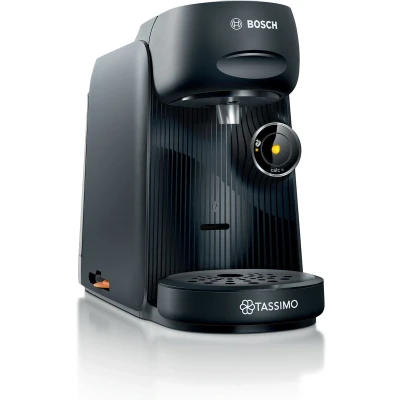 Afbeelding van Tassimo Finesse TAS16B2 Koffiezetapparaat by Bosch, 70 dranken, intense koffie op kopdruk, automatische uitschakeling, perfect gedoseerd, ruimtebesparend, 1400 W, zwart/zwart